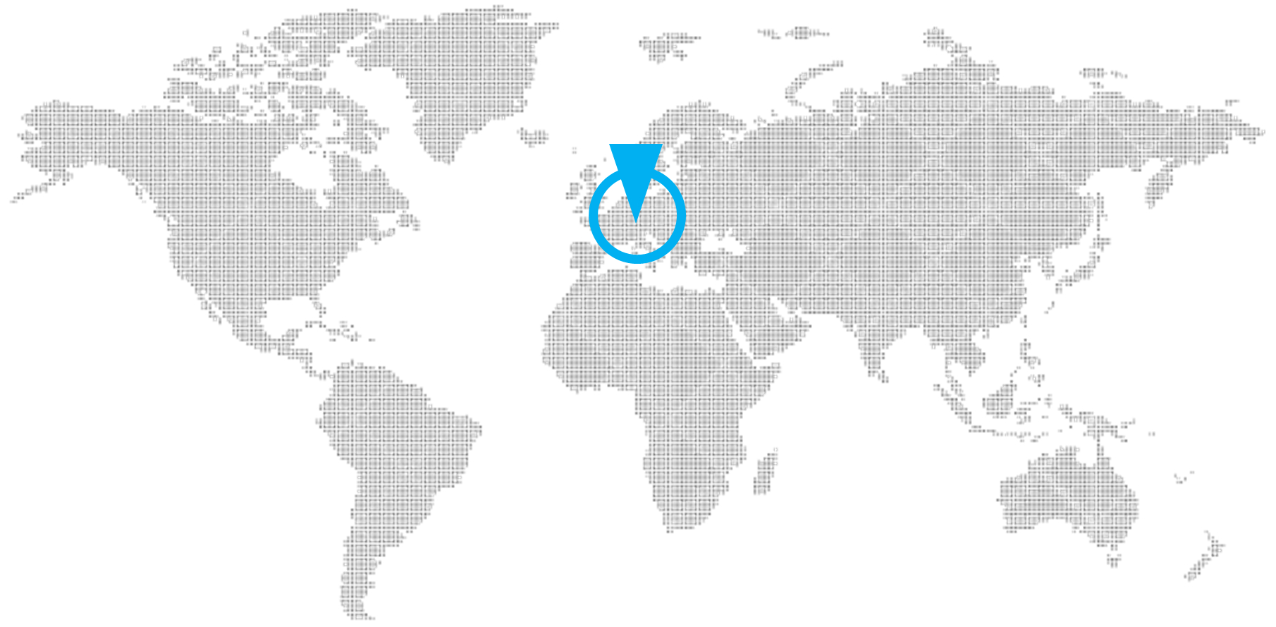 世界地図（スイスのジュネーブ）